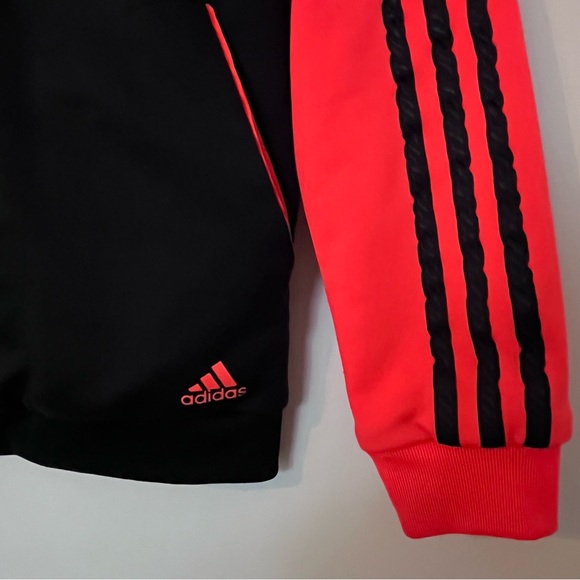 Adidas Kids Unisex Boy’s Youth F50 (Orange:Black) Track Jacket Size Small - Picture 2 of 11
